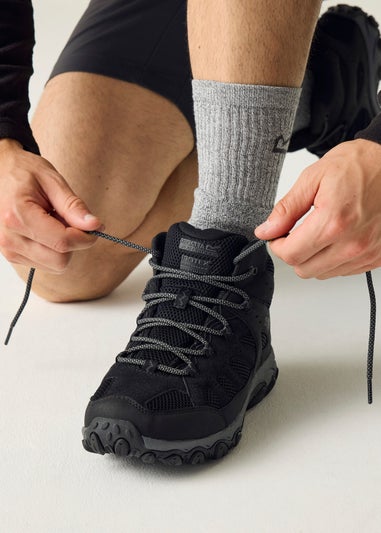 Regatta Black/Grey Edgepoint 4 Mid Waterproof Boots