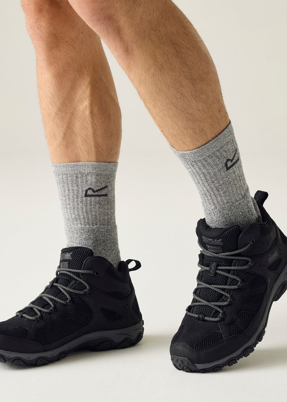 Regatta Black/Grey Edgepoint 4 Mid Waterproof Boots