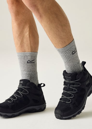 Regatta Black/Grey Edgepoint 4 Mid Waterproof Boots