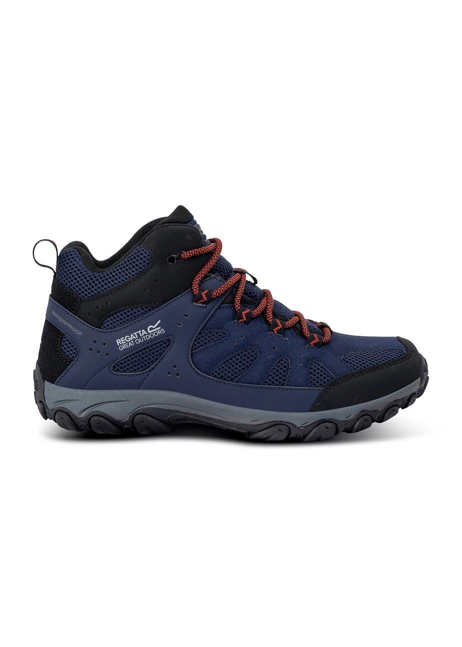 Regatta Navy/Grey Edgepoint 4 Mid Waterproof Boots