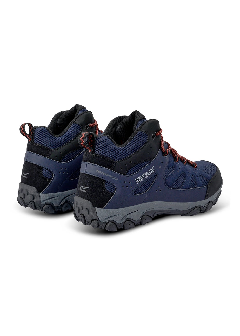 Regatta Navy/Grey Edgepoint 4 Mid Waterproof Boots