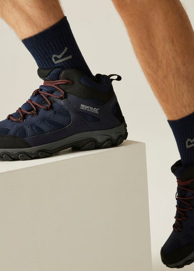 Regatta Navy/Grey Edgepoint 4 Mid Waterproof Boots