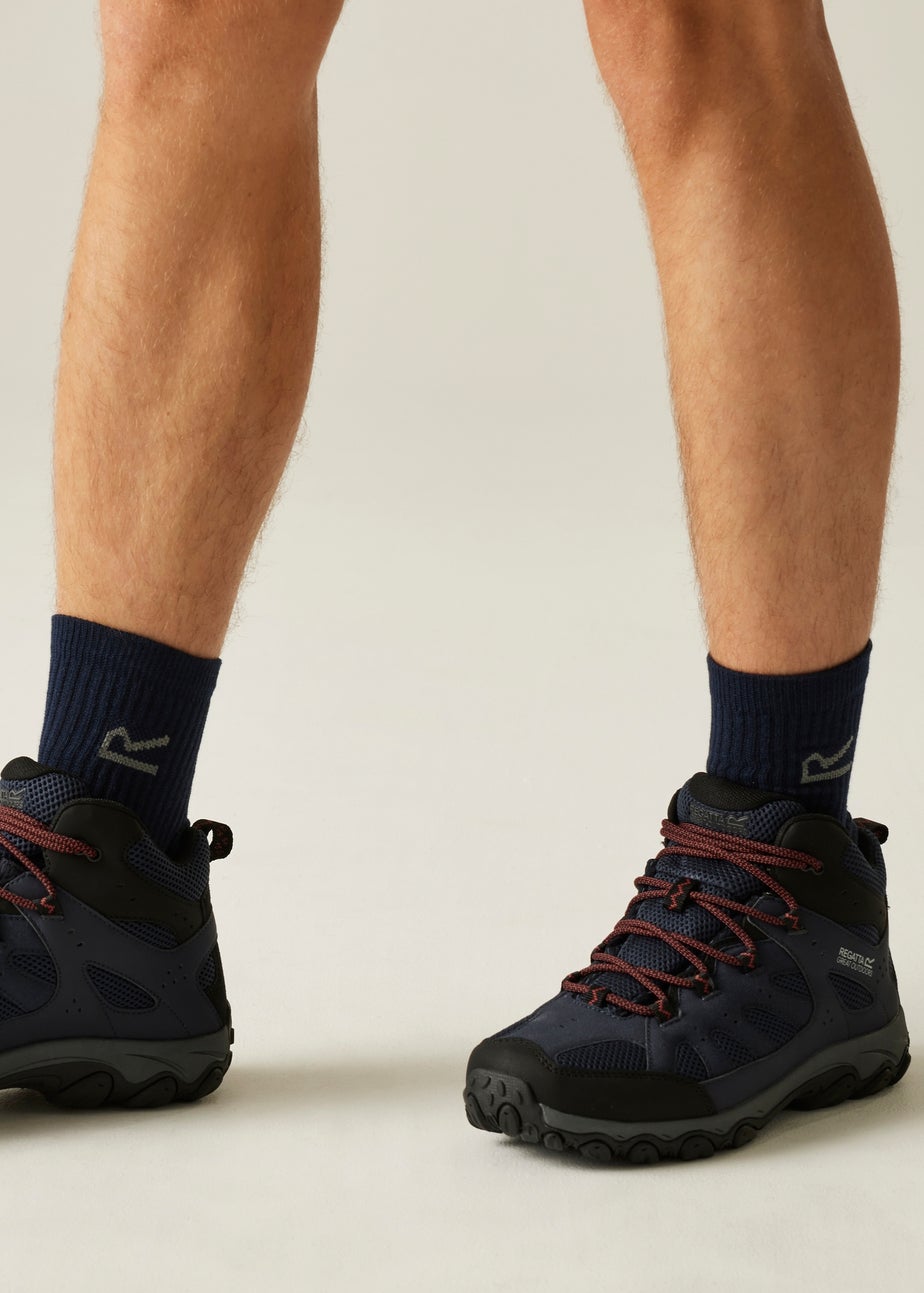 Regatta Navy/Grey Edgepoint 4 Mid Waterproof Boots