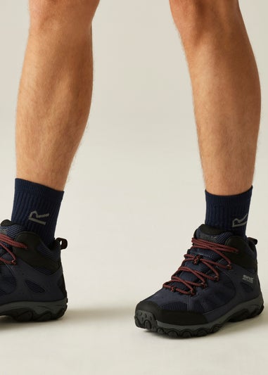 Regatta Navy/Grey Edgepoint 4 Mid Waterproof Boots