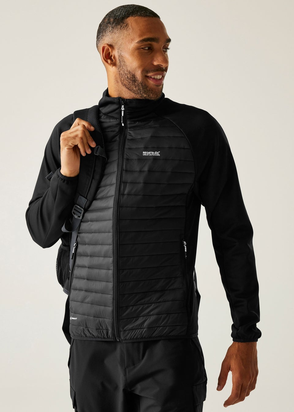Regatta Black Clumber Hybrid Stretch Jacket