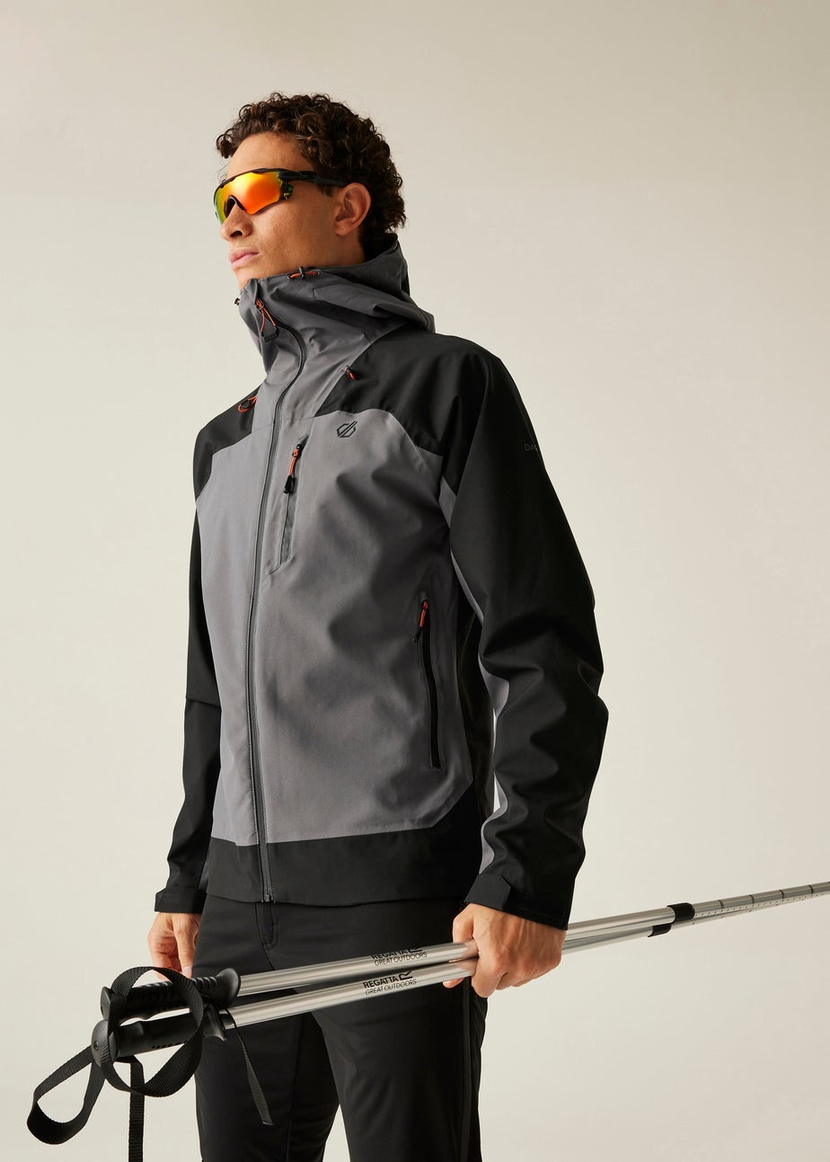 Dare2B Black/Grey Torrek II Waterproof Jacket