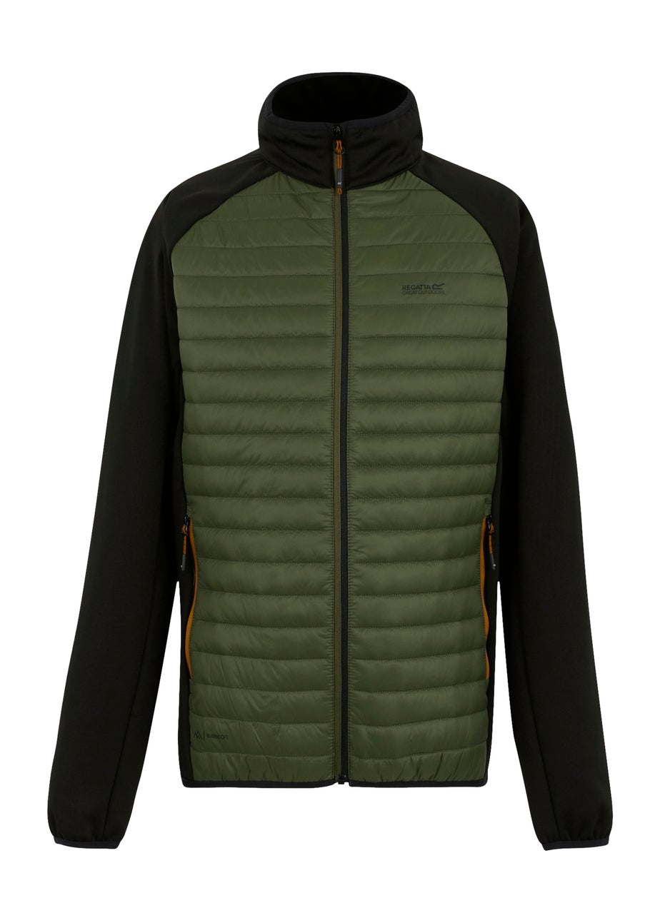 Regatta Grey Green Clumber Hybrid Stretch Jacket