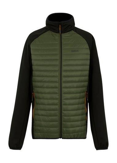 Regatta Grey Green Clumber Hybrid Stretch Jacket