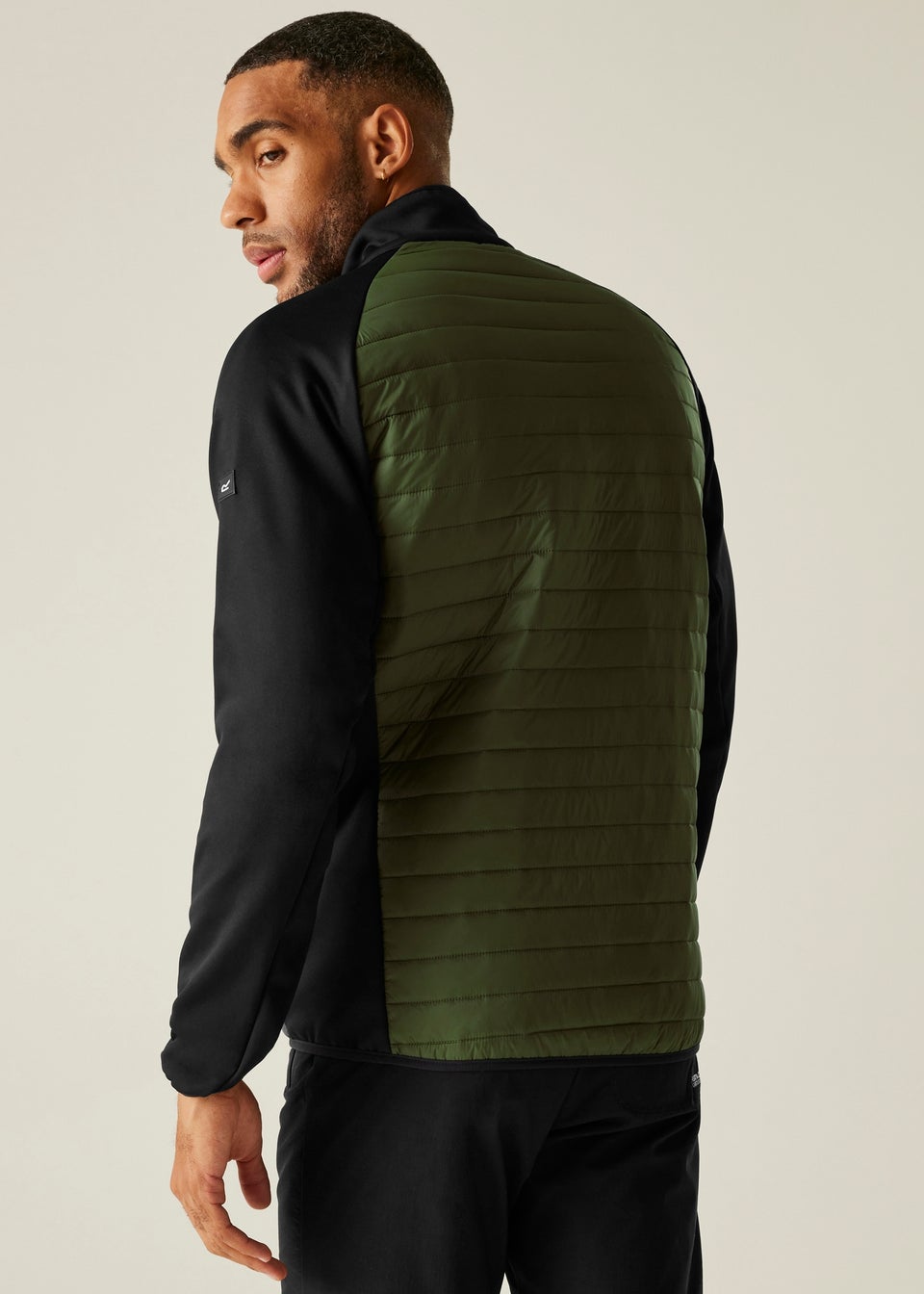 Regatta Grey Green Clumber Hybrid Stretch Jacket