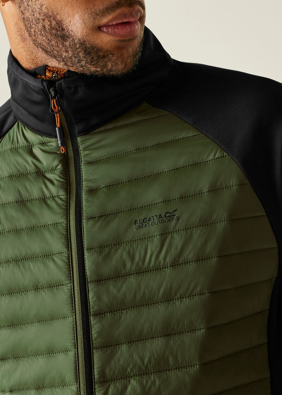 Regatta Grey Green Clumber Hybrid Stretch Jacket