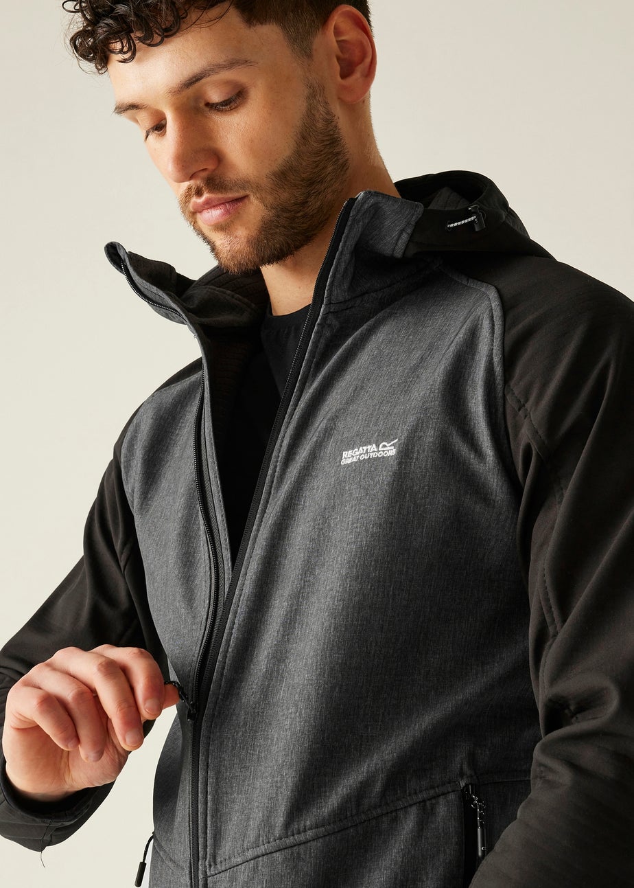 Regatta Grey/Black Arec III Stretch Jacket