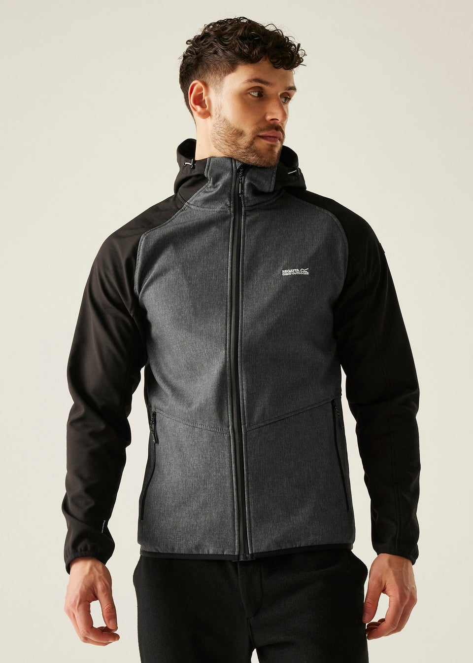 Regatta Grey/Black Arec III Stretch Jacket