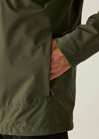 Regatta Grey Green Calderdale VI Waterproof Jacket