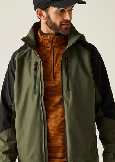 Regatta Grey Green Calderdale VI Waterproof Jacket