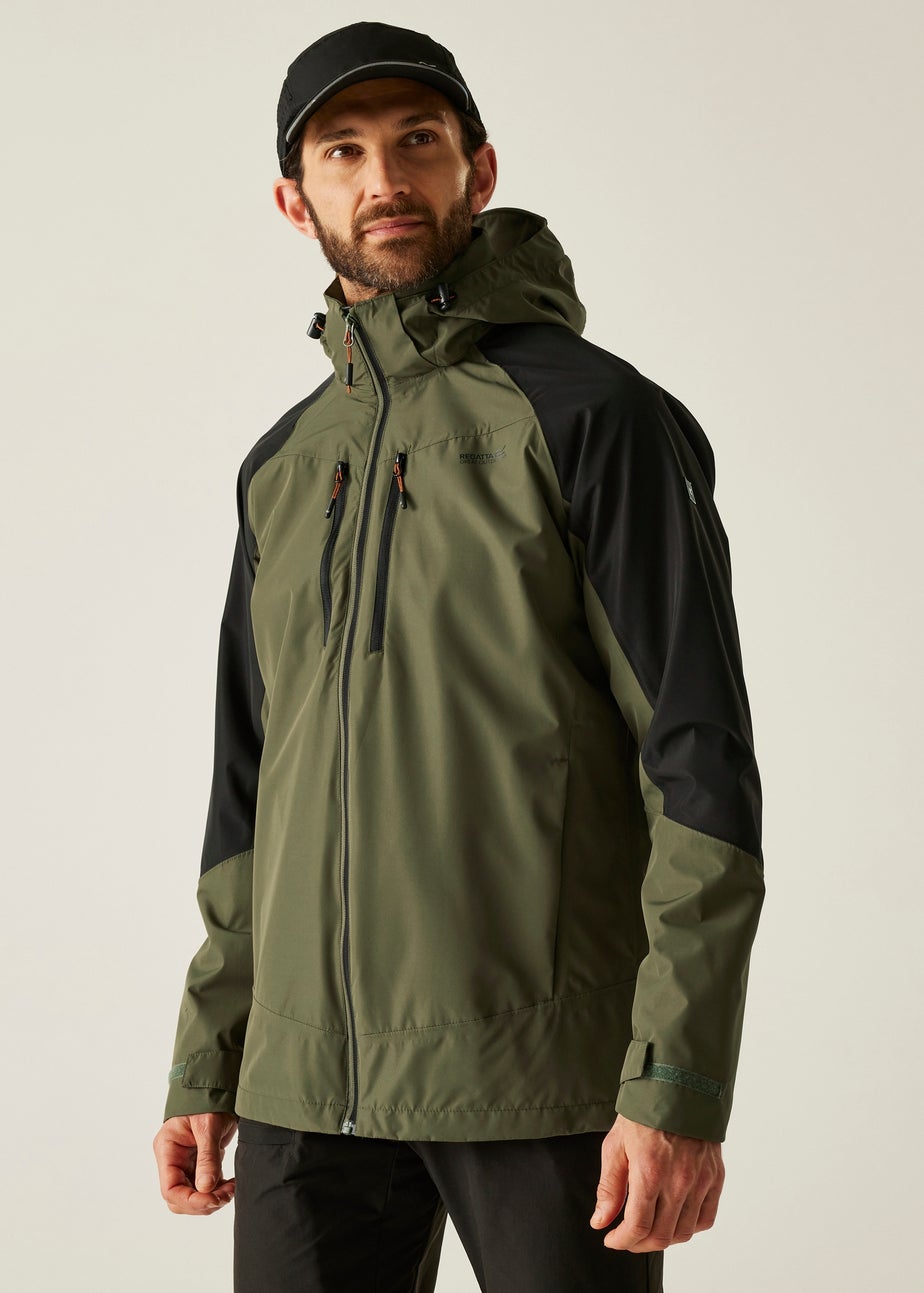 Regatta Grey Green Calderdale VI Waterproof Jacket