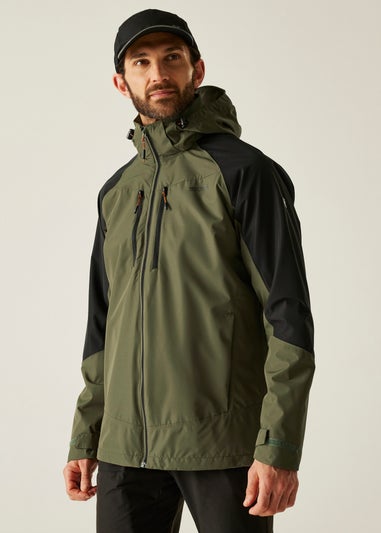 Regatta Grey Green Calderdale VI Waterproof Jacket