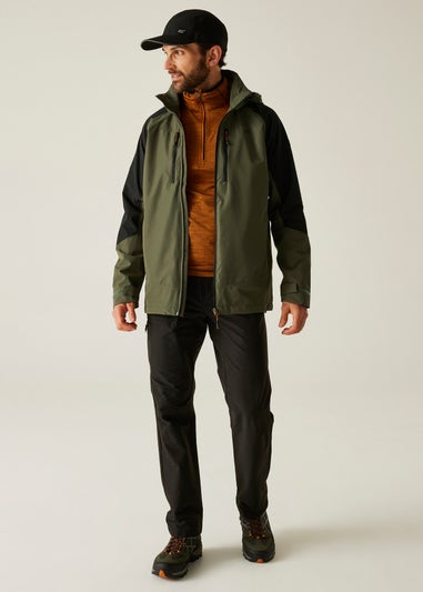 Regatta Grey Green Calderdale VI Waterproof Jacket