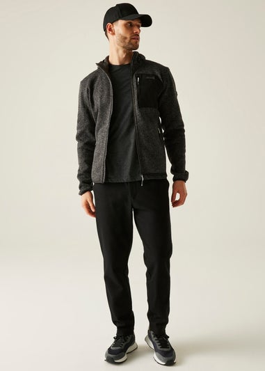 Regatta Slate Hooded Newhill Stretch Fleece