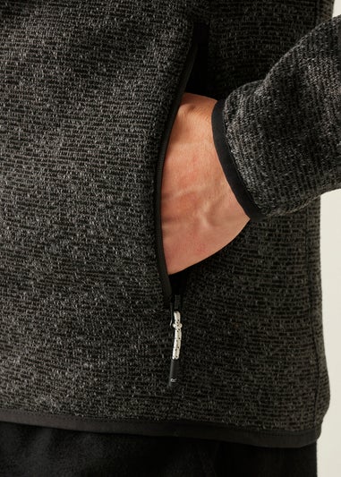 Regatta Slate Hooded Newhill Stretch Fleece