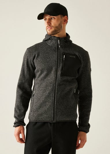 Regatta Slate Hooded Newhill Stretch Fleece