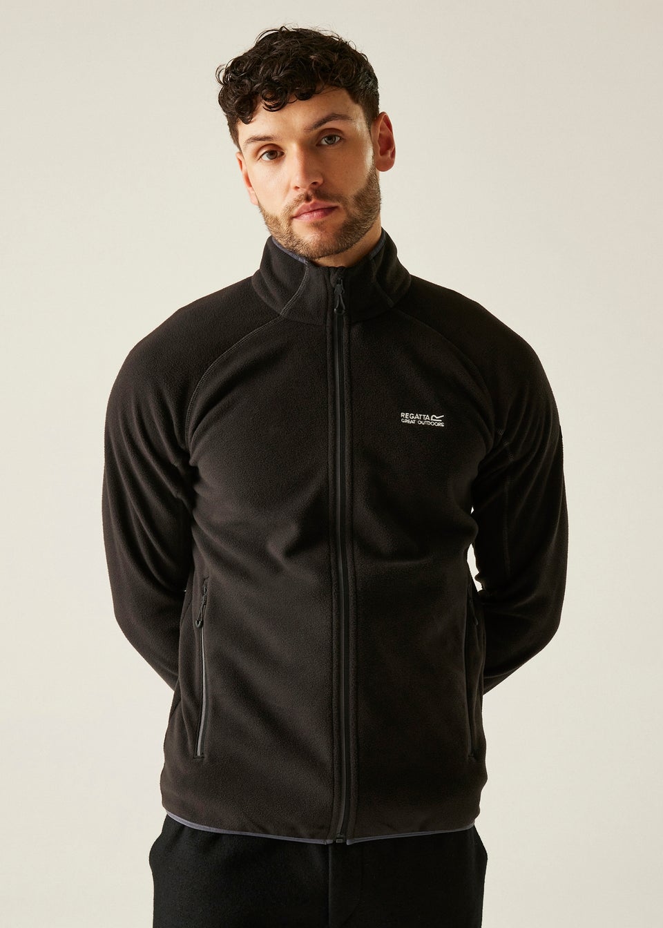 Regatta Black Hadfield Stretch Fleece
