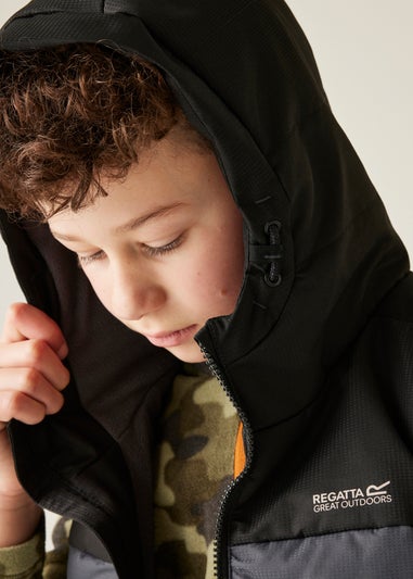 Regatta Black/Grey Kids' Lofthouse Lightweight Bodywarmer (3-16yrs)