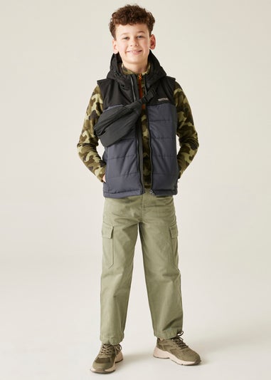 Regatta Black/Grey Kids' Lofthouse Lightweight Bodywarmer (3-16yrs)