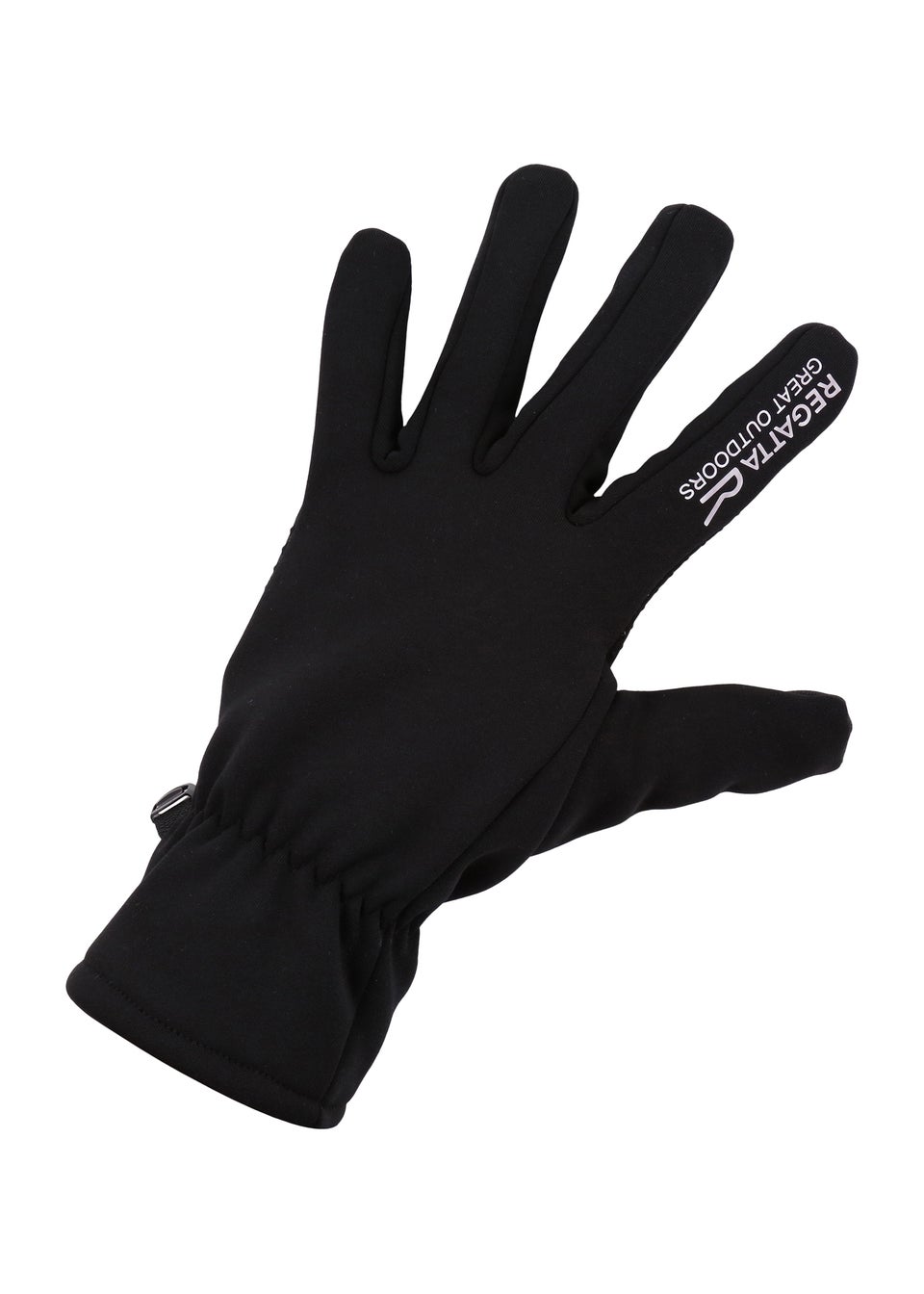 Regatta Black Touchtip Tech Extol II Stretch Gloves