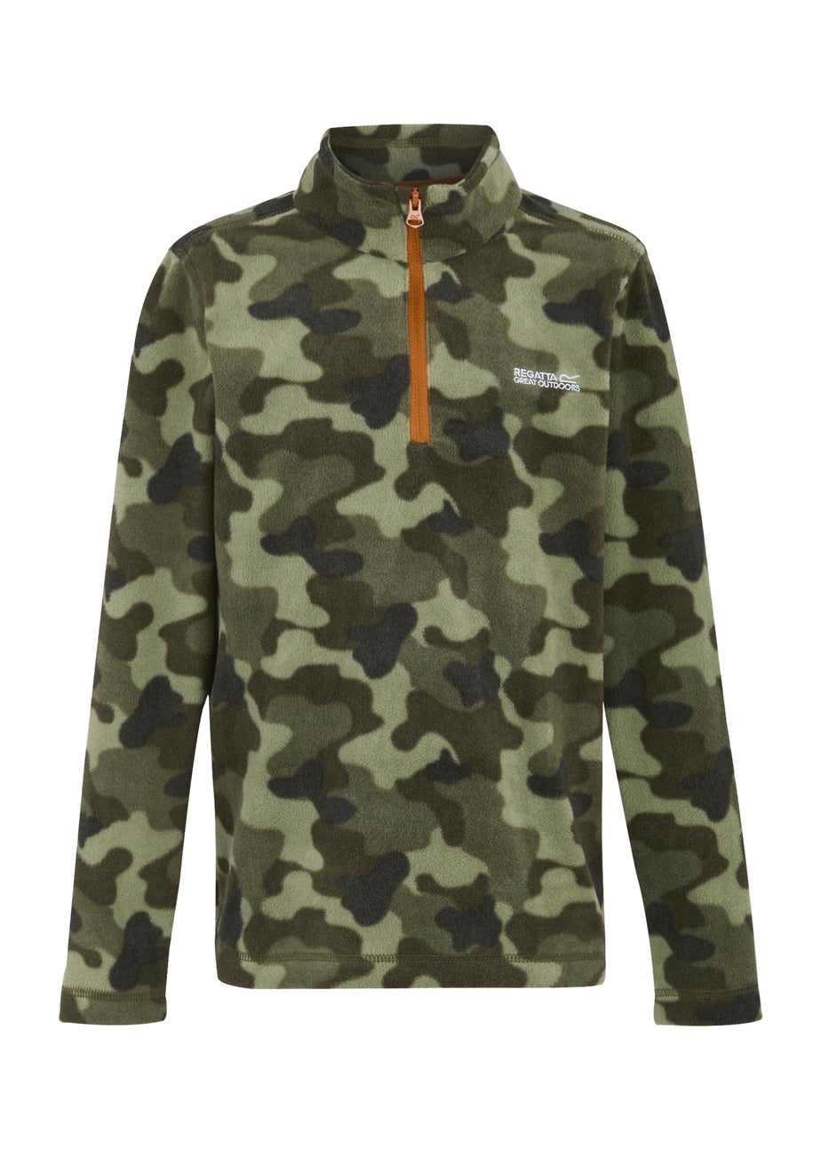 Regatta Forest Green Kids' Hot Shot II Anti-Pill Fleece (3-16yrs)