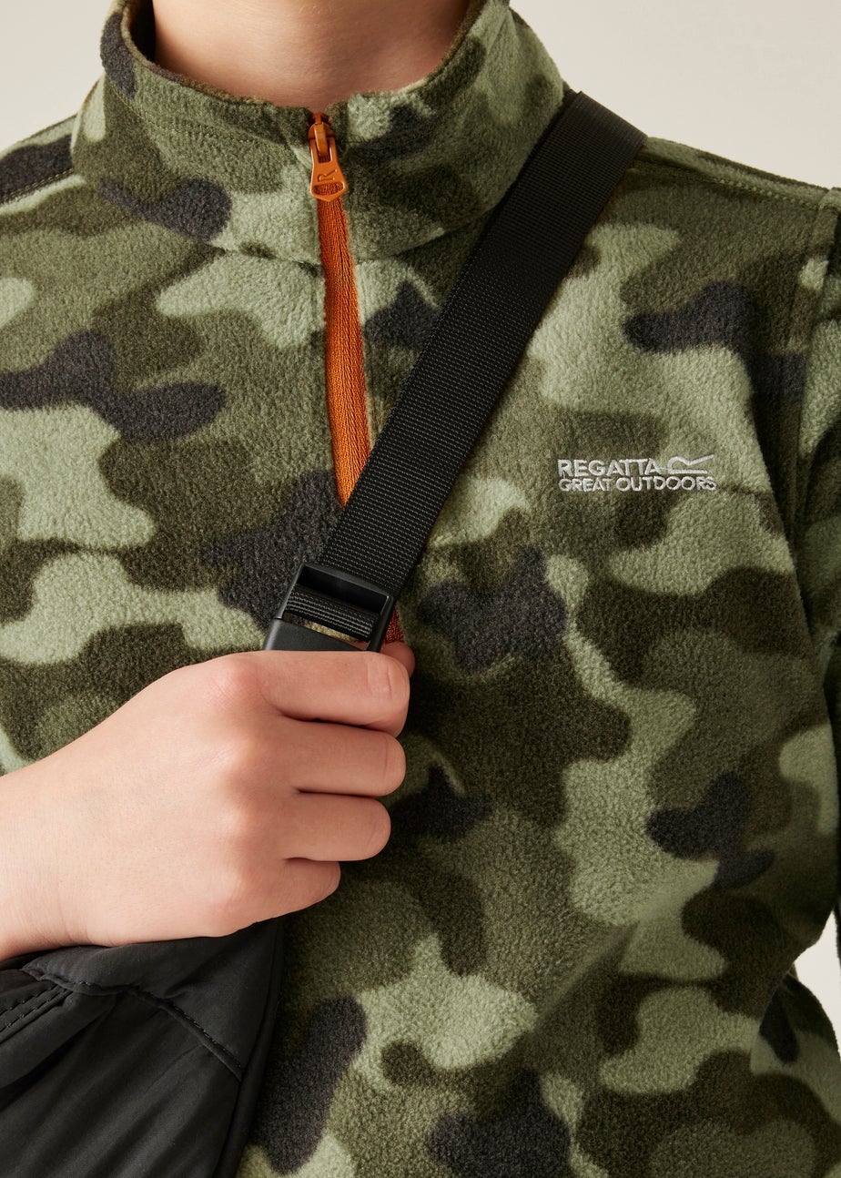 Regatta Forest Green Kids' Hot Shot II Anti-Pill Fleece (3-16yrs)