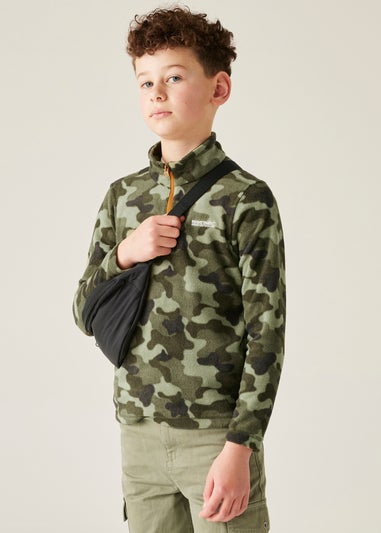 Regatta Forest Green Kids' Hot Shot II Anti-Pill Fleece (3-16yrs)