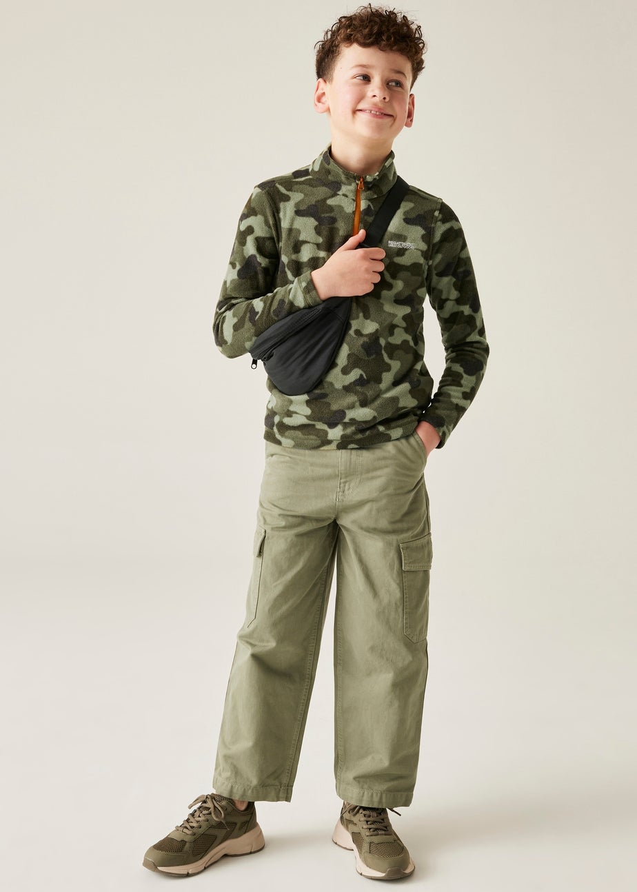 Regatta Forest Green Kids' Hot Shot II Anti-Pill Fleece (3-16yrs)