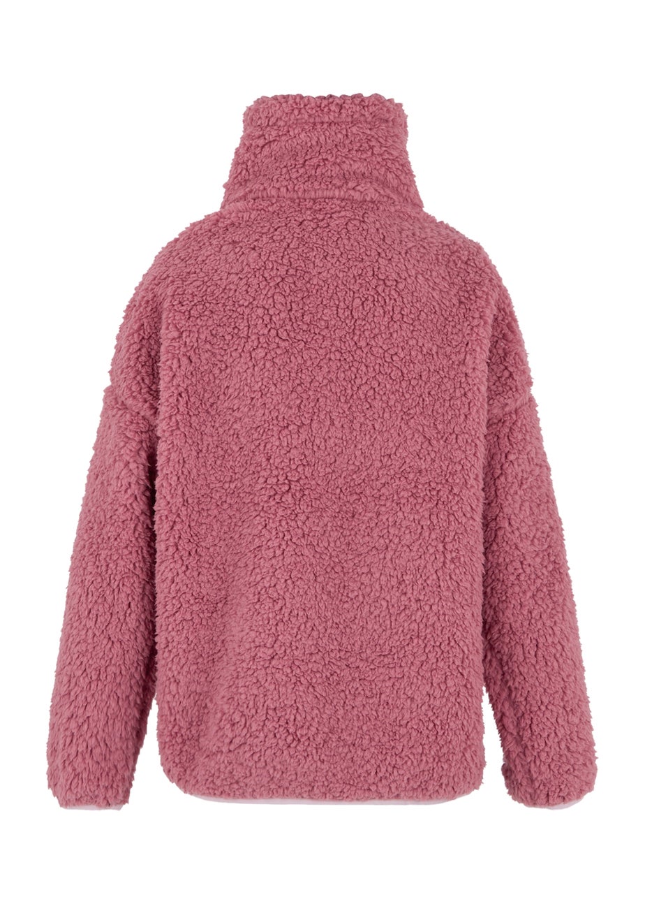 Regatta Dusty Pink Kids' Kaliza Half Zip Stretch Fleece (3-16yrs)