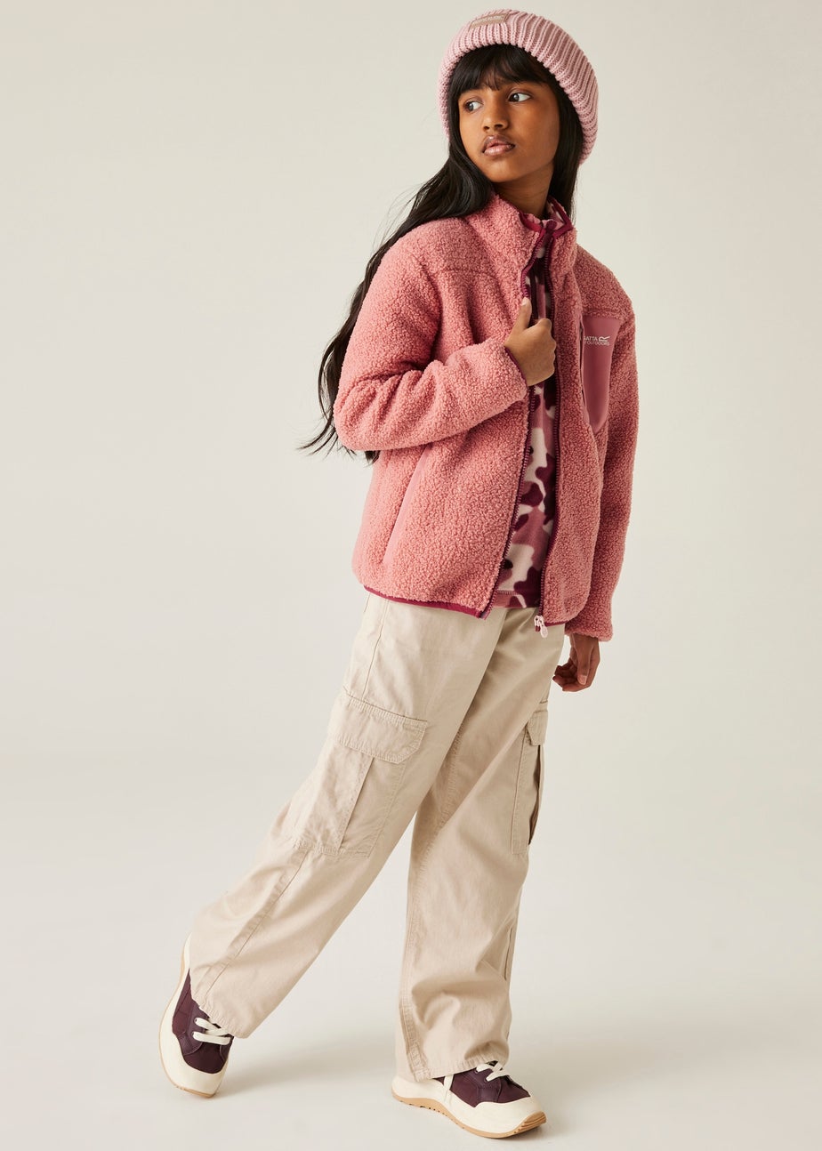 Regatta Dusty Pink Kids' Frankie Warm Stretch Fleece (3-16yrs)