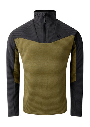 Dare2B Black/Green Dignify IV Core Stretch Midlayer