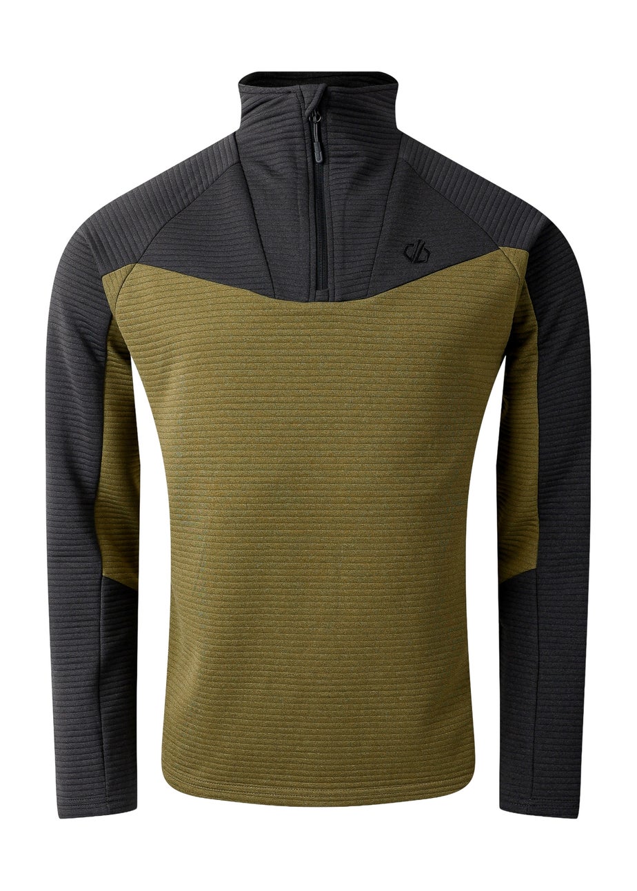 Dare2B Black/Green Dignify IV Core Stretch Midlayer