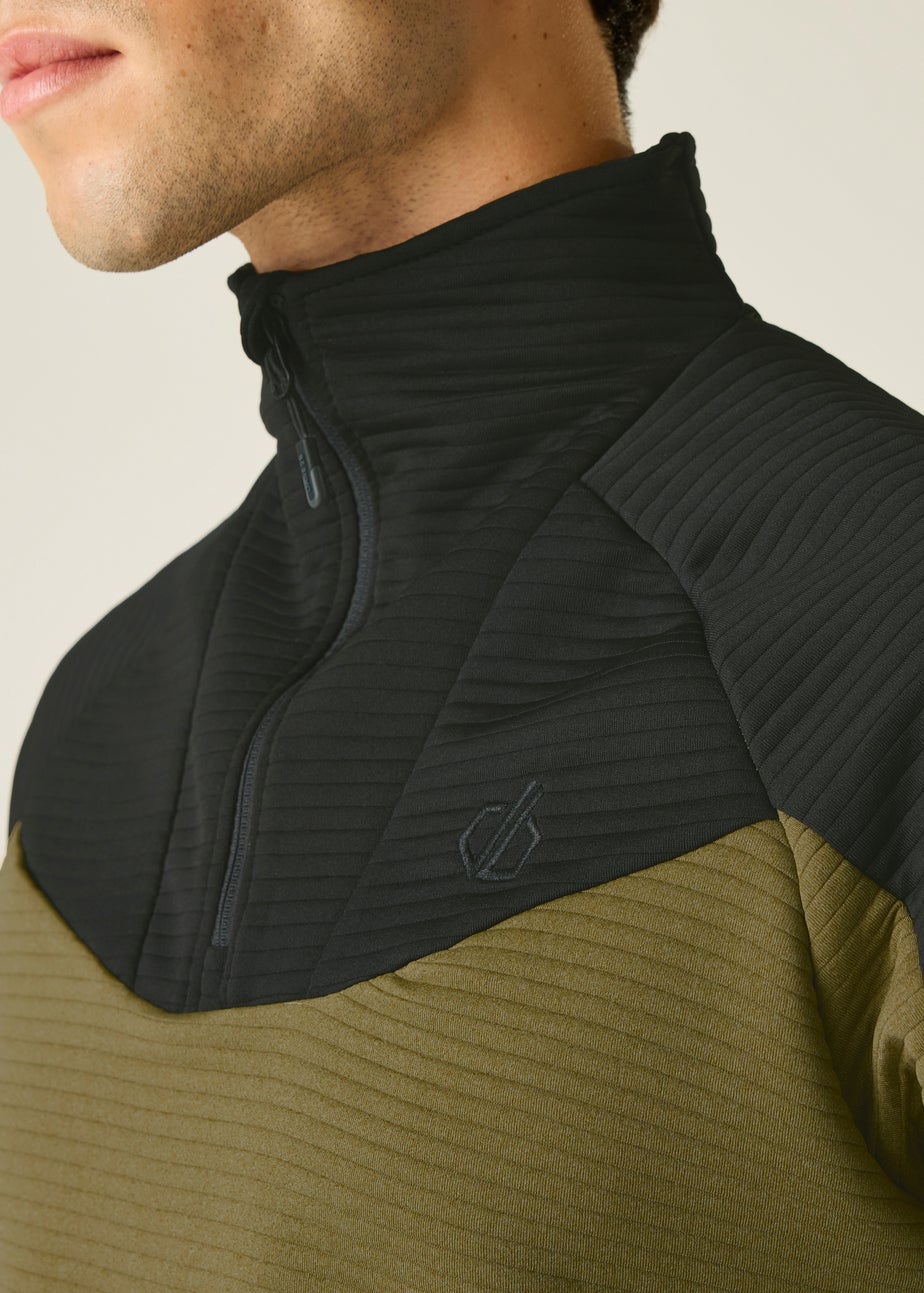 Dare2B Black/Green Dignify IV Core Stretch Midlayer