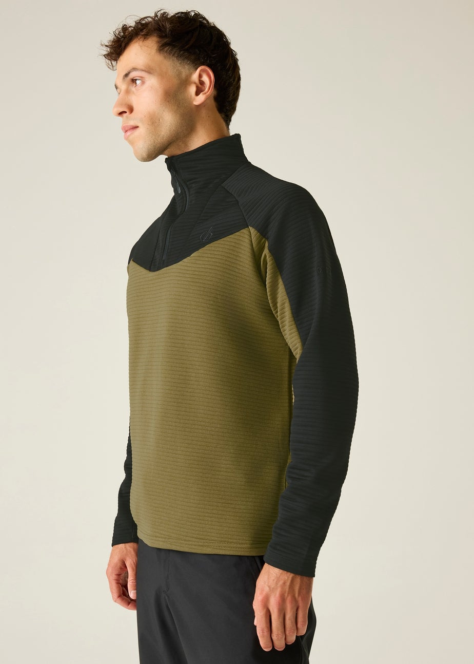 Dare2B Black/Green Dignify IV Core Stretch Midlayer