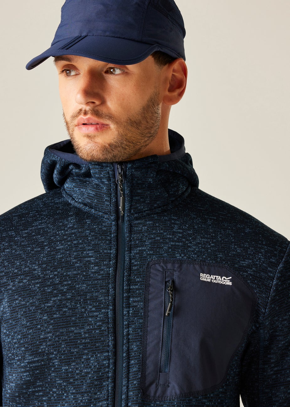 Regatta Denim Hooded Newhill Stretch Fleece