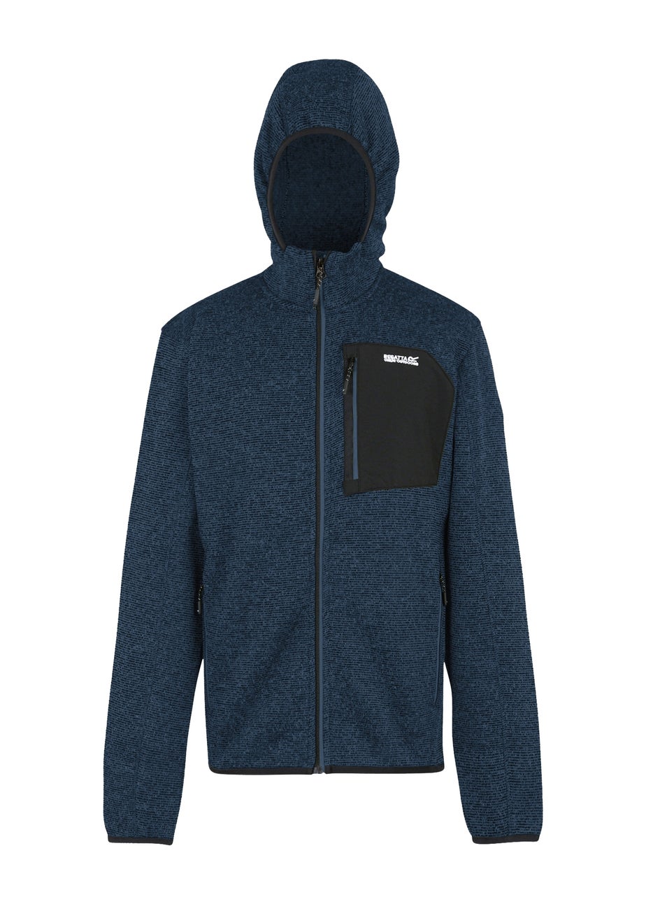 Regatta Denim Hooded Newhill Stretch Fleece