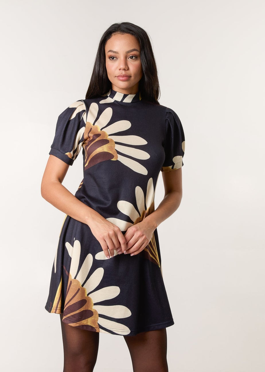 Blue Vanilla Navy Smock Dress