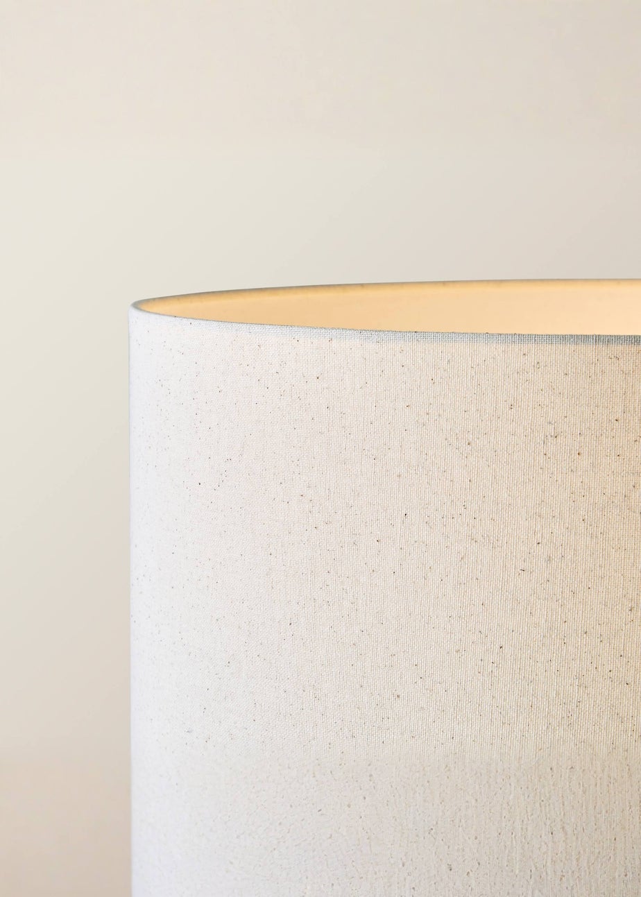 ValueLights Desmond Wooden Tripod Floor Lamp with Table