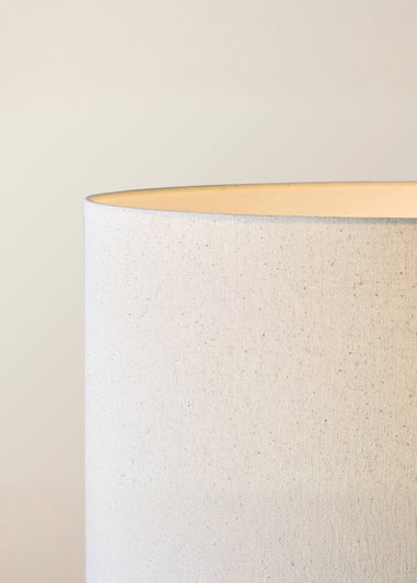 ValueLights Desmond Wooden Tripod Floor Lamp with Table