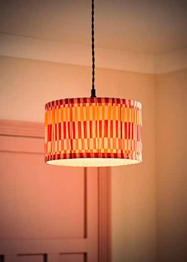 ValueLights Rae Small Pink Pleated Easy Fit Lampshade
