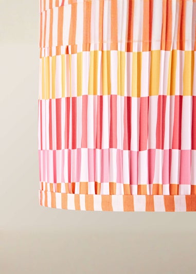ValueLights Rae Small Pink Pleated Easy Fit Lampshade