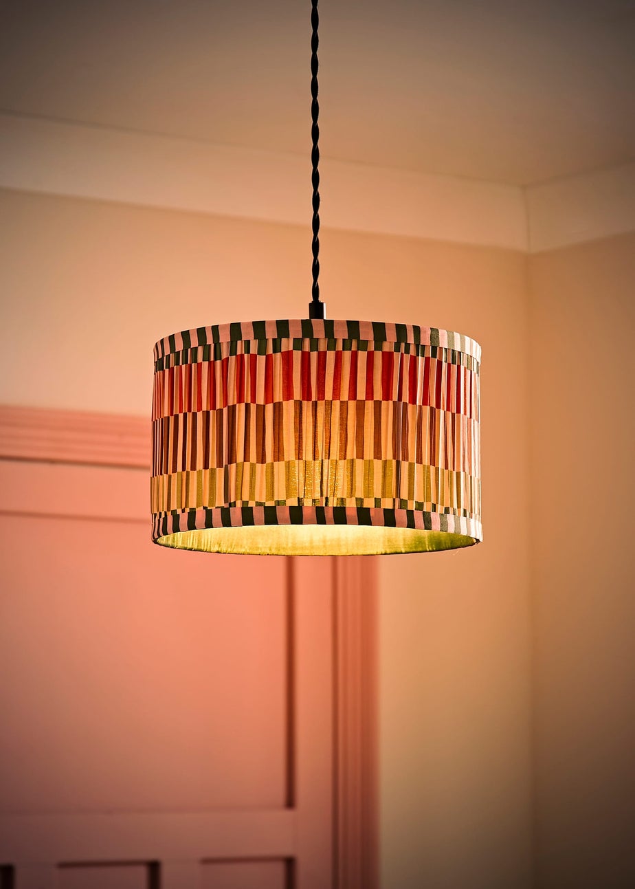 ValueLights Rae Small Multicoloured Easy Fit Lampshade