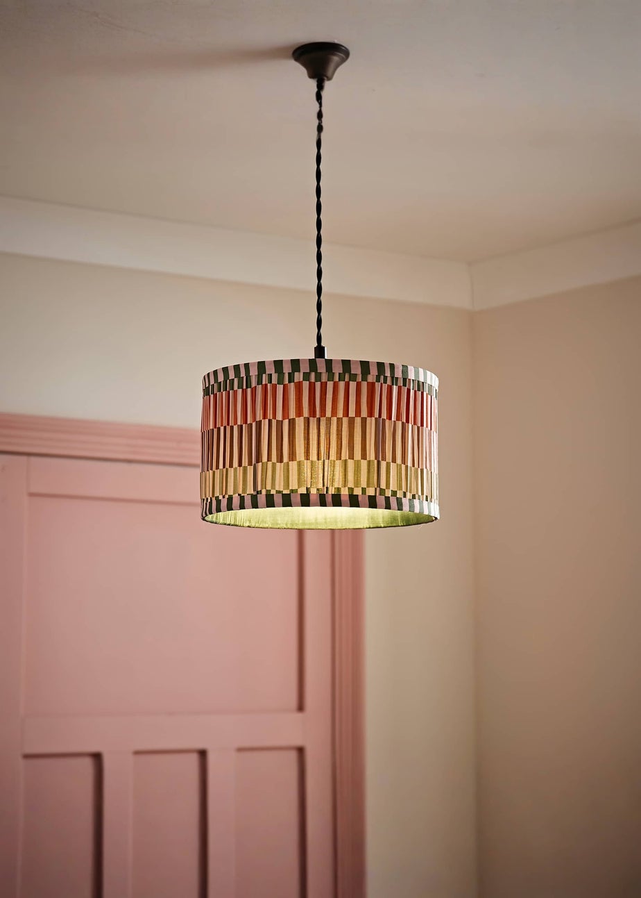 ValueLights Rae Small Multicoloured Easy Fit Lampshade