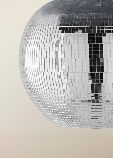 ValueLights Dolly Silver Disco Ball Easy Fit Lampshade