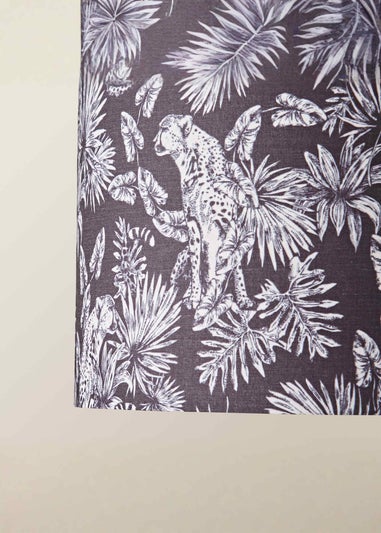 ValueLights Ariella Black Animal Print Easy Fit Lampshade
