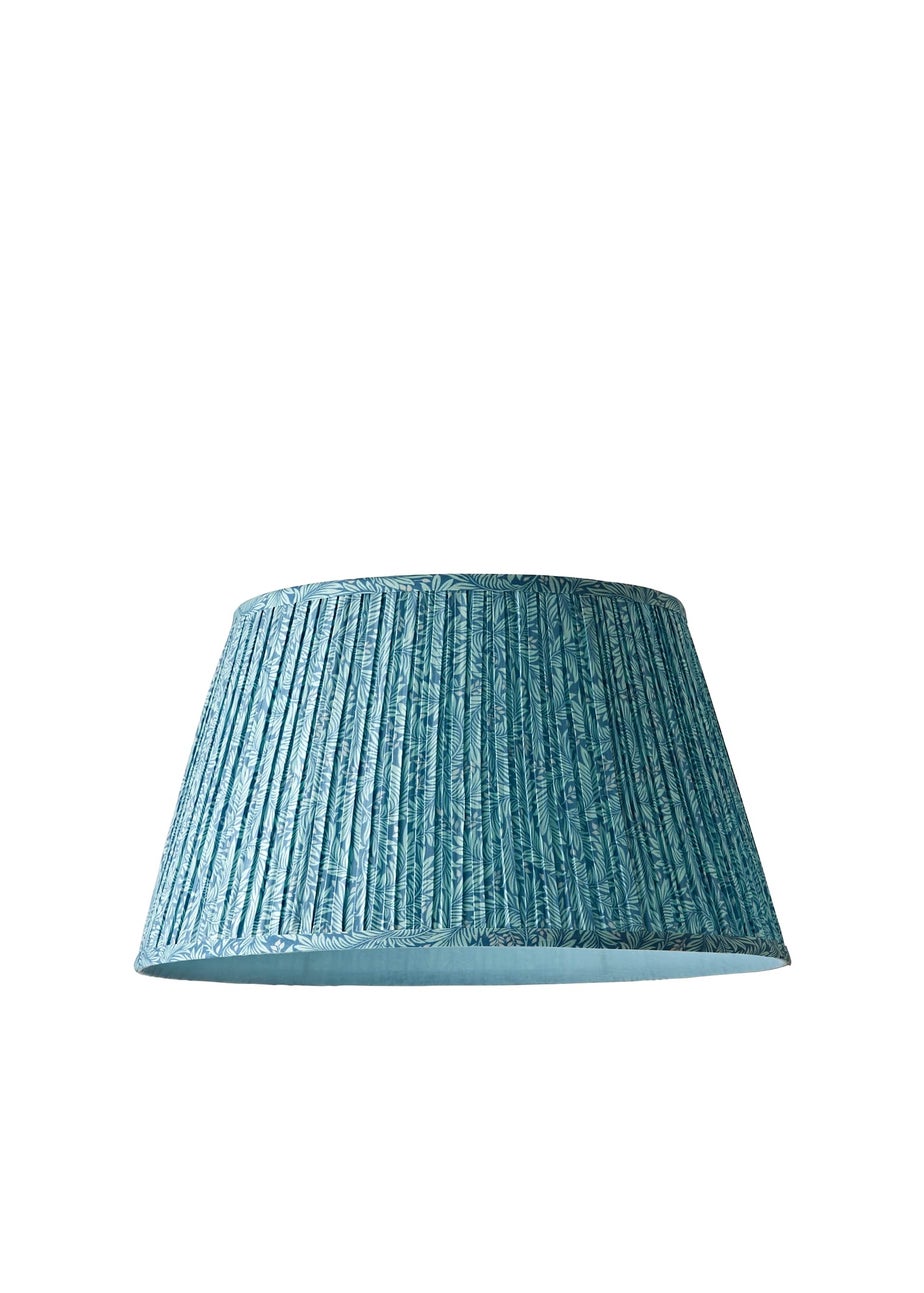 ValueLights Alba Blue Leaf Large Easy Fit Lampshade
